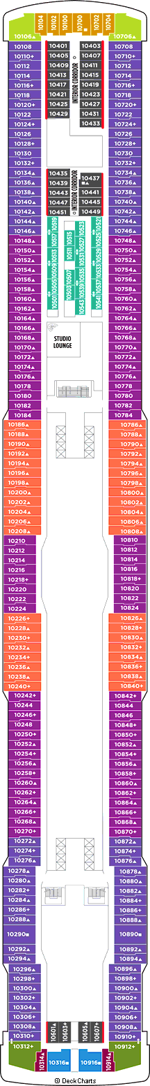 Norwegian Getaway Deck Plans Reviews Pictures Tripadvisor