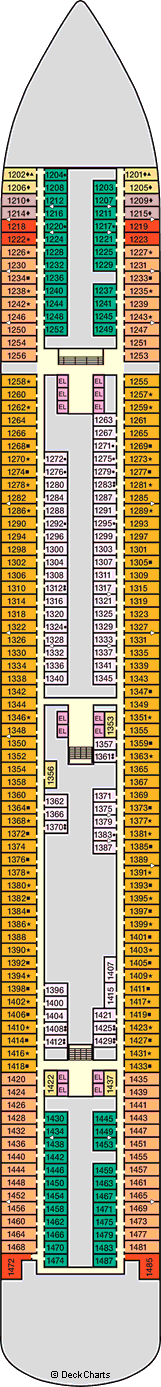 carnival vista cruise ship floor plan