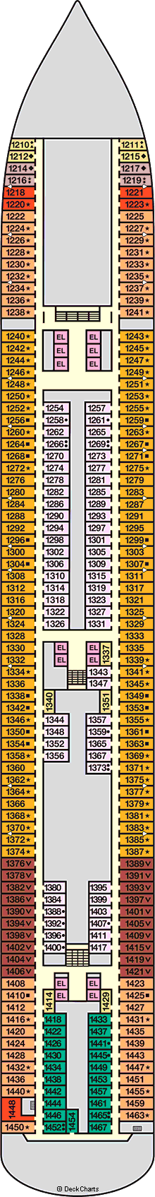 carnival magic cruise layout