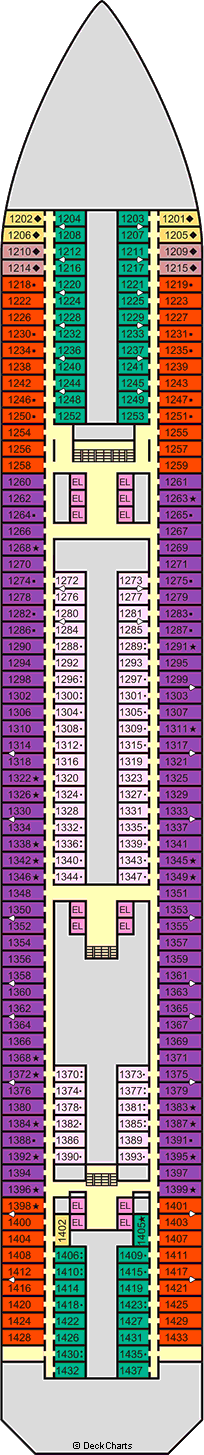 Carnival Sunrise - Deck Plans, Reviews & Pictures - Tripadvisor