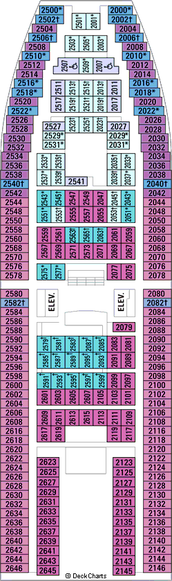 Royal Caribbean Majesty of the Seas - Deck Plans, Reviews & Pictures