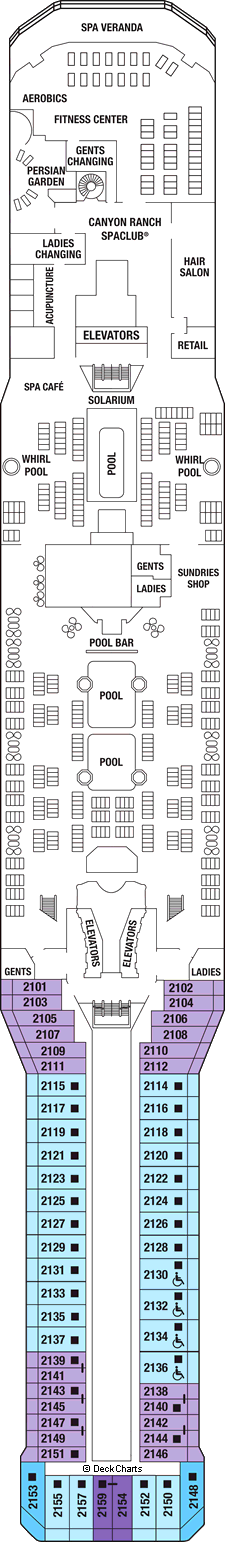 Celebrity Silhouette Deck Plans Reviews Pictures Tripadvisor